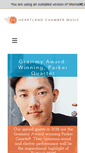 Mobile Screenshot of heartlandchambermusic.org