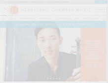 Tablet Screenshot of heartlandchambermusic.org